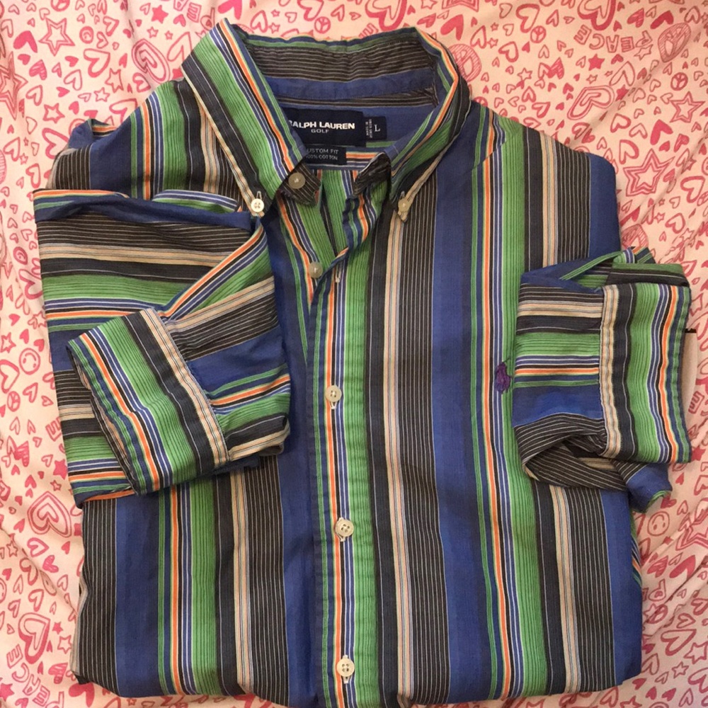Ralph Lauren Golf Long Sleeve Button Down Shirt L
